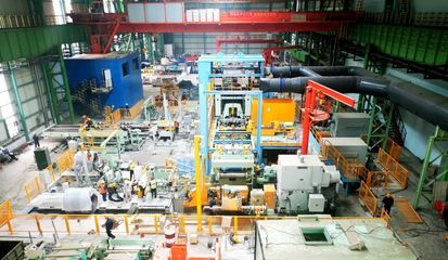 攀鋼高端鈦材制造基地建設(shè)全速跑